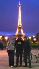 In Paris with Sylvain and Sabine - lovely hosts!