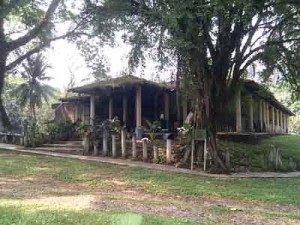 The hotel at the centre of the Agua Clara Zapatista territory