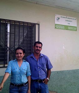 The Campamento Environmental Movement - the director Juan (right) gave me a tour of the local area demonstrating the creeping deforestation they are fighting