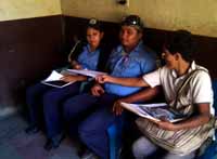 Through December and January in particular, the clinic was receiving shocking numbers of women refered by the police for psychological treatment as victims of domestic abuse, a huge problem in Nicaragua