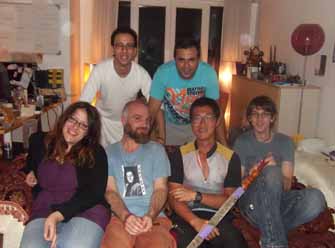 The group at Yigit's house